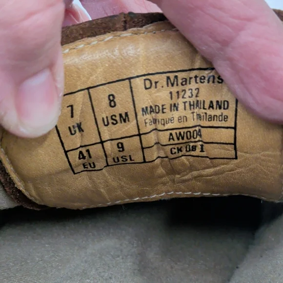 Dr. Martens Dark Brown Leather Oxfords - Picture 7 of 7